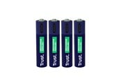 Batteri - Trust 4 x AAA USB-C Rechargeable - 25671