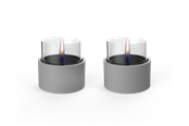 Dekorasjon - Tenderflame Breeze 10 2-Pack Grey Ceramic - TF-600057