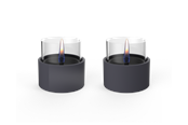 Dekorasjon - Tenderflame Breeze 10 2 stk. Svart keramikk - TF-600056