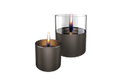 Dekorasjon - Tenderflame Lilly 8/10 Gavesett Gun Metal/Glass - TF-600340