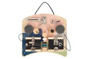 Babyleker - Small Foot Wooden Activity Board Rotation and Locks - 12392