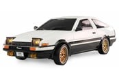 Fjernstyrt - Amewi AE86 Sprinter Trueno Scale Drift Racing Car 1:18 RTR White - 21104