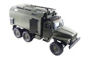 Fjernstyrt - Amewi Ural B36 Military Lorry 6WD RTR 1:16 Green - 22371