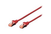 Nettverkskabel - DIGITUS patch cable - 10 m - red RAL 3020 - 10m - DK-1644-100/R
