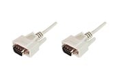 Parallell/seriell kabel - DIGITUS D-Sub9/M - D-Sub9/M Serial Cable - 2m - AK-610107-020-E