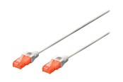 Nettverkskabel - DIGITUS CAT 6 U-UTP Patch Cord - 10m - Hvit - 10m - DK-1617-100/WH