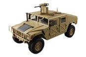 Fjernstyrt - Amewi 4x4 US Military Truck Humvee 1:10 RTR Desert Sand - 22418