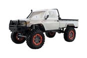 Fjernstyrt - Amewi AMX Rock RCX10B Scale Crawler Pick-Up 1:10 RTR White - 22432