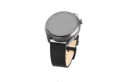 Smartklokke - Tilbehør - FIXED Leather Strap for Smartwatch Universal 20 mm - Black - FIXLST-20MM-BK