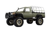 Fjernstyrt - Amewi AMX Rock RCX10PS Scale Crawler Pick-Up RTR Military Green - 22461