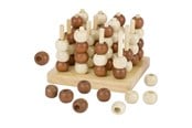 Brettspill & Puslespill - Goki Wooden Tic Tac Toe 3D - HS058