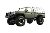 Fjernstyrt - Amewi AMX Rock RCX8PS Scale Crawler Pick-Up1:8 RTR Military Green - 22475
