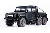 Fjernstyrt - Amewi AMXRock RCX10.3P Scale Crawler 6x6 Pick-Up 1:10 ARTR Black - 22559