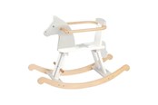 Babyleker - Goki Wooden Rocking Horse White - 53933