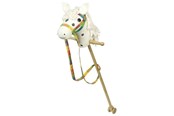 Dukker, Bamser & Utstyr - Goki Wooden Hobby Horse White - 53940
