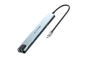 USB-hub - BlitzWolf BW-TH5 10-in-1 USB-C Docking Station (silver) USB-hub - 10 porter - Sølv - BW-TH5 10in1