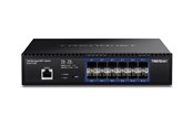 Switch/splitter - TRENDnet TL2-F7120 - switch - 12 ports - Managed - rack-mountable - TAA Compliant - TL2-F7120