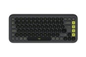 Tastatur - Logitech POP Icon Keys - Tastatur - Engelsk (USA) - Grå - 920-013071