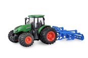 Fjernstyrt - Amewi RC Tractor with Cultivator 1:24 RTR Green - 22640