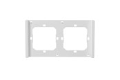 Smarthus - Sonoff Frame for switch M5 80 double 2-fold M5-2C-80-FW (white) - M5-2C-80-FW