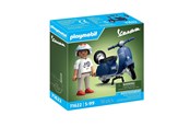 Figurer - Playmobil 1969 Vespa 150 Sprint Veloce Blue - 71622