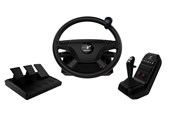 Spill - Tilbehør - Aerosoft Truck + Bus Wheel System - Wired Wheel, gamepad and pedals set - PC - 16037
