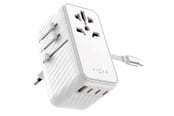 Mobil - Adaptere og ladere - FIXED Travel Charger USB-C/-A 85W EU/UK/USA/AUS - White - FIXCT85-4C1A