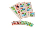 Brettspill & Puslespill - Goki Wooden Memo Game 36 pcs. - 56315