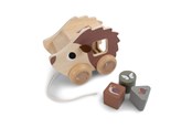 Babyleker - Filibabba Pull Along Toy - Henning the Hedgehog with Shape Sorter - FI-03369