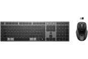 Tastatur - HP 725 Multi-Device Rechargeable Nordic - Tastatur & Mussett - Dansk - Grå - 9T5B0UT#UUW