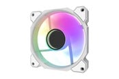Kabinettvifte - Darkflash DR08 Cooling Fan (White) - Kabinettvifte - 120mm - Hvit med RGB-lys - 30 dBA - DR08 White
