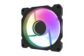 Kabinettvifte - Darkflash DR08 3-in-1 Cooling Fan (Black) - Kabinettvifte - 120mm - Svart med RGB LED-lys - 30 dBA - DR08 3IN1 Black