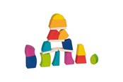 Babyleker - Goki Wooden Building Blocks Creo 14 pcs. - 58355