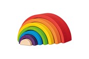 Babyleker - Goki Wooden Building Blocks Rainbow 5 pcs. - 58479