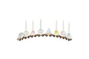 Babyleker - Goki Wooden Birthday Train 10 pieces. - 60706