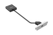 Tilbehør - Vision TechConnect 3 modular facility plate kit with snap-ins and cables - TC3 USBC