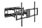 Veggmontering, AV-braketter & AV-møbler - Gembird mounting kit - for LCD / LED display - full motion - black - Max 120 kg - recommended for 120 " - WM-120ST-01