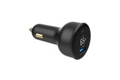 Mobil - Adaptere og ladere - Gembird Car Power Adapter with LCD display - USB Type-C PD - 65W - TA-UC-AC2PD65LCD-CAR-01