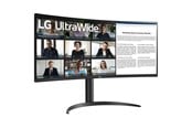 Skjerm - 34" LG UltraWide 34WR55QK-B - 3440x1440 (UWQHD) - 100Hz - VA - 65W USB-C - 34WR55QK-B