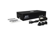 KVM-switch - Tripp Lite Secure KVM Switch 4-Port Dual Head DisplayPort to DisplayPort 4K NIAP PP4.0 Audio TAA - KVM / audio switch - 4 ports - TAA Compliant - B002-DP2A4-N4