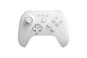 Spill - Tilbehør - 8BitDo 64 Bluetooth - White - PC - Switch 1 & 2 - Wireless Controller - Android - RET00501