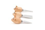 Kjøkkenredskaper - Kikkerland Cheese Knives Mice Set Of 3 - CHS08