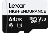 Minnekort - Lexar High-Endurance microSD - 100MB/s - 64GB - LMSHGED064G-BCNNG