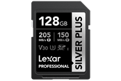 Minnekort - Lexar Professional SILVER PLUS SDXC - 205MB/s - 128GB - LSDSIPL128G-BNNNG