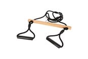 Utendørsleker - Small Foot - Wooden Trapeze Swing with Gymnastics Rings Black Line - 12409