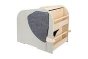 Barnerom - Small Foot Wooden Toy Box Elephant on Wheels with Seat - 12423