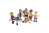 Figurer - Small Foot Wooden Flexible Doll Family with Baby 8 pcs. - 12426