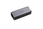 Dokkingstasjon - Verbatim Pro - docking station - USB-C - 2 x HDMI DP - 1GbE - SSD 256 GB - 32174