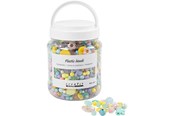 Kreative leker - Creativ Company Plastic beads - 900 pcs - 61838
