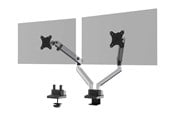 Skjermholder - DURABLE Skjermfeste med to fleksible armer. Individuell justering av skjermens høyde, vinkel og posisjon. - 509723